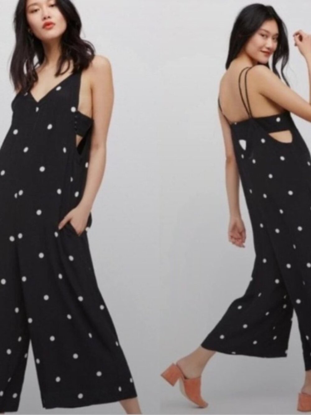 Free People Women's Black Dream Big Jumpsuit